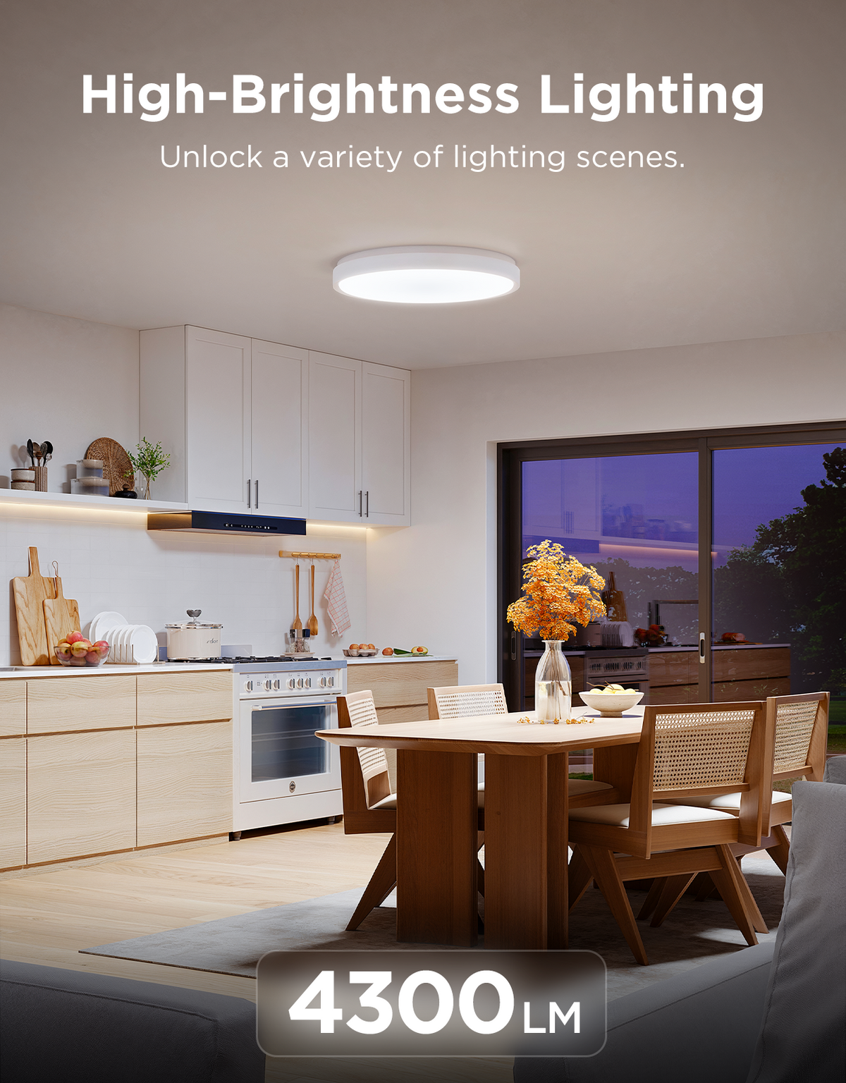 GOVEE RGBWW + RGBIC Smart Ceiling Light 38cm