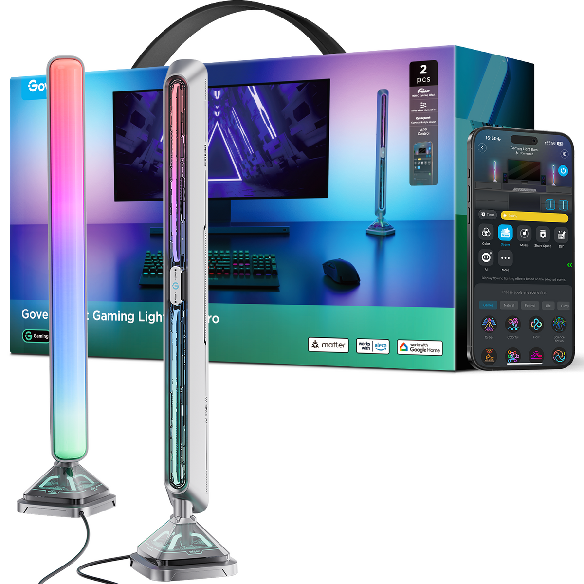 GOVEE Smart Gaming Lights Pro