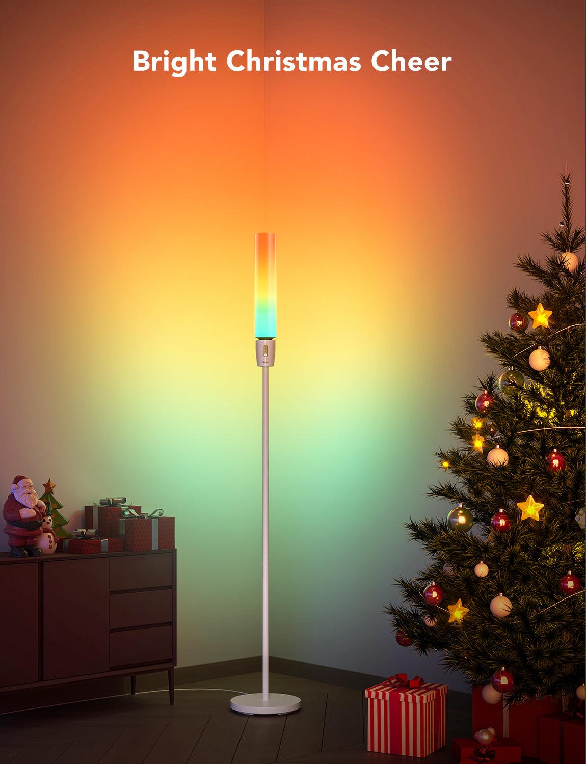 GOVEE RGBICWW Cylinder Floor Lamp