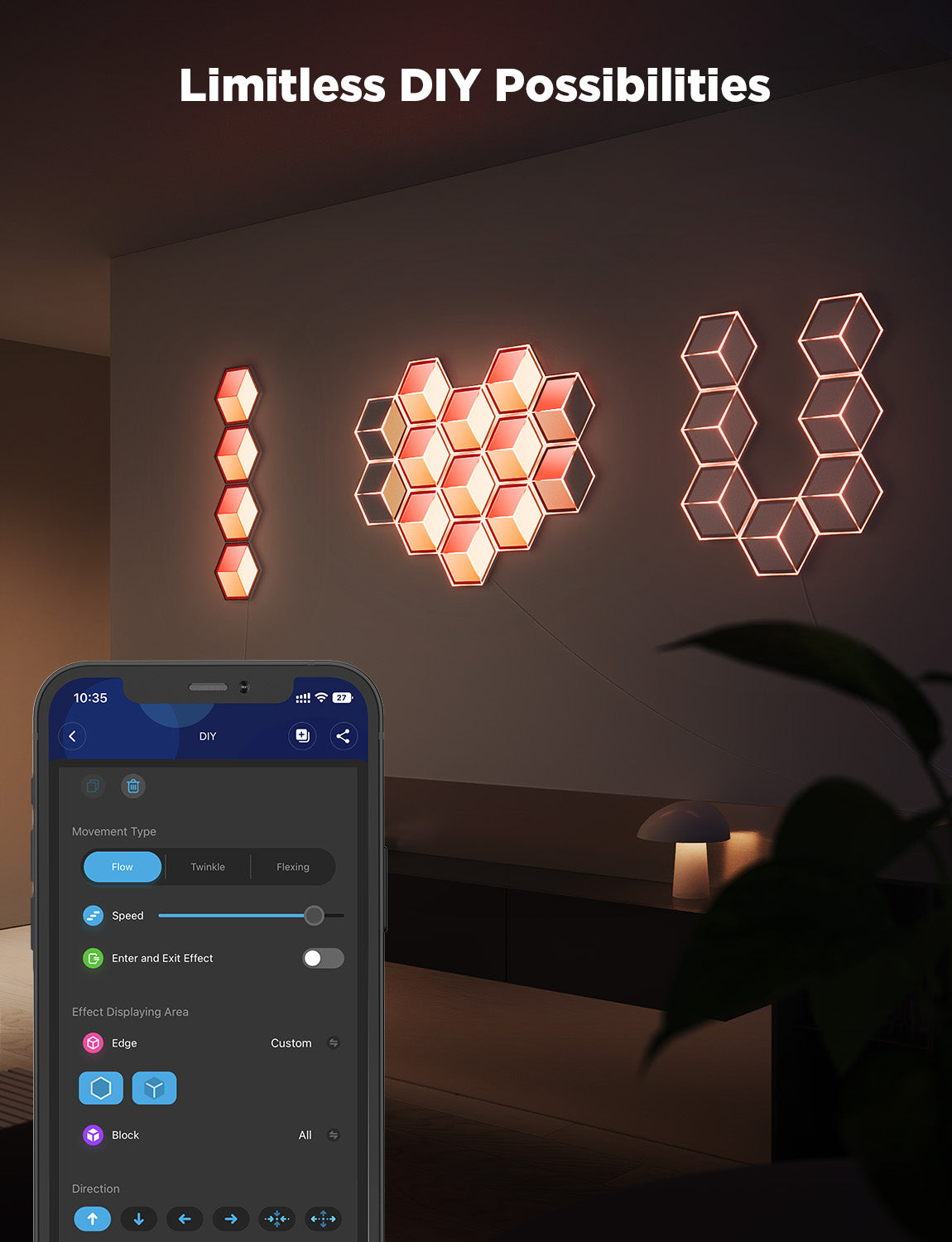 GOVEE Glide Hexagon Light Panels Ultra 7 Pack