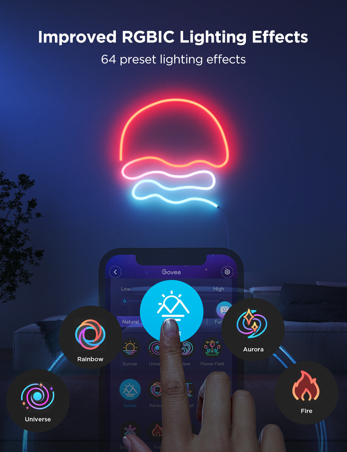 GOVEE Neon Rope Light 2 5m