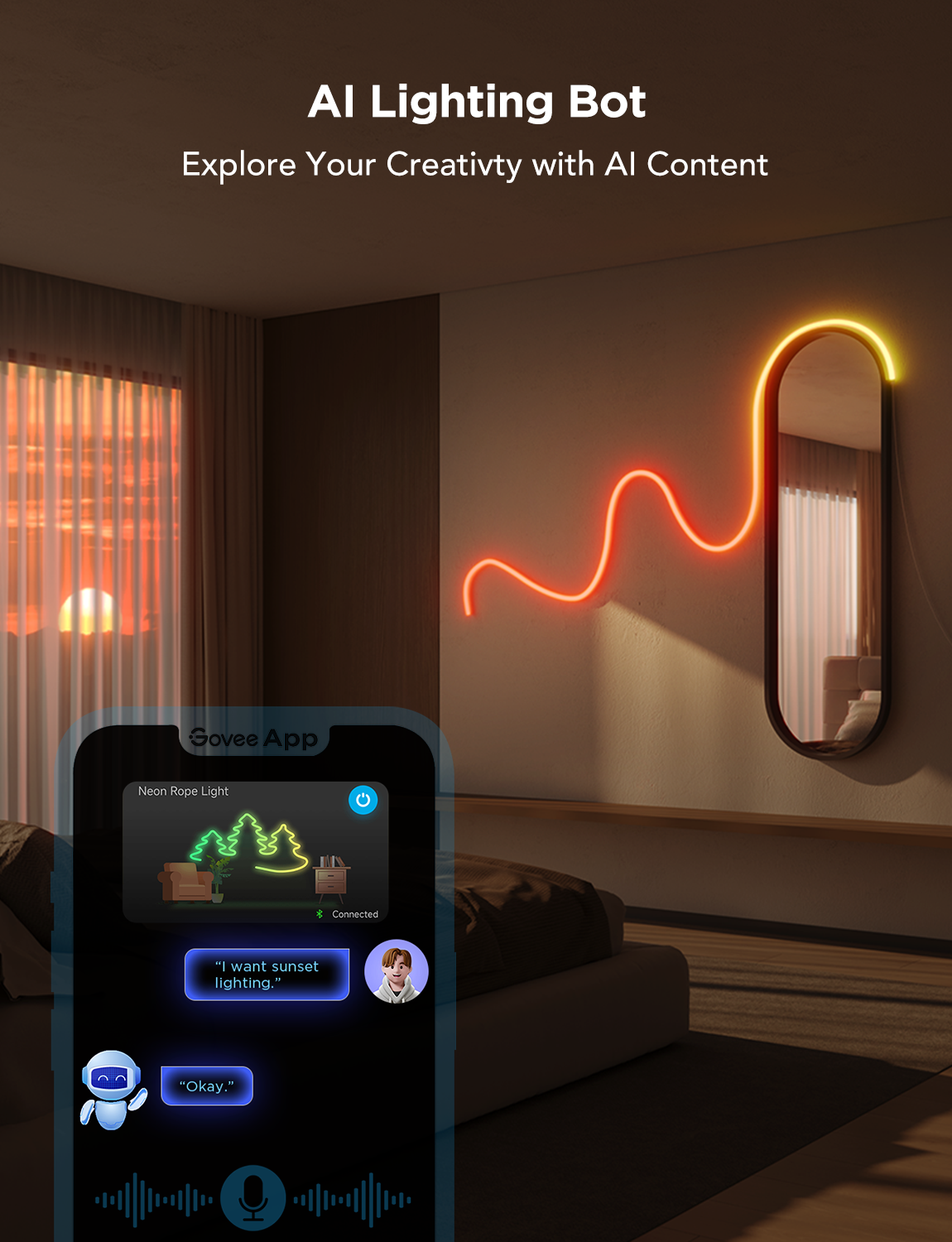 GOVEE Neon Rope Light 2 3m