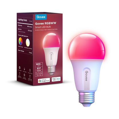 GOVEE RGBWW Smart LED Bulb E27 800LM