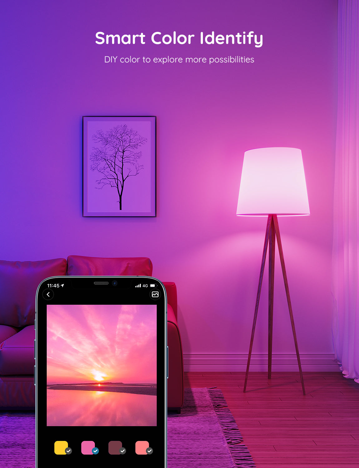 GOVEE RGBWW Smart LED Bulb E27 800LM