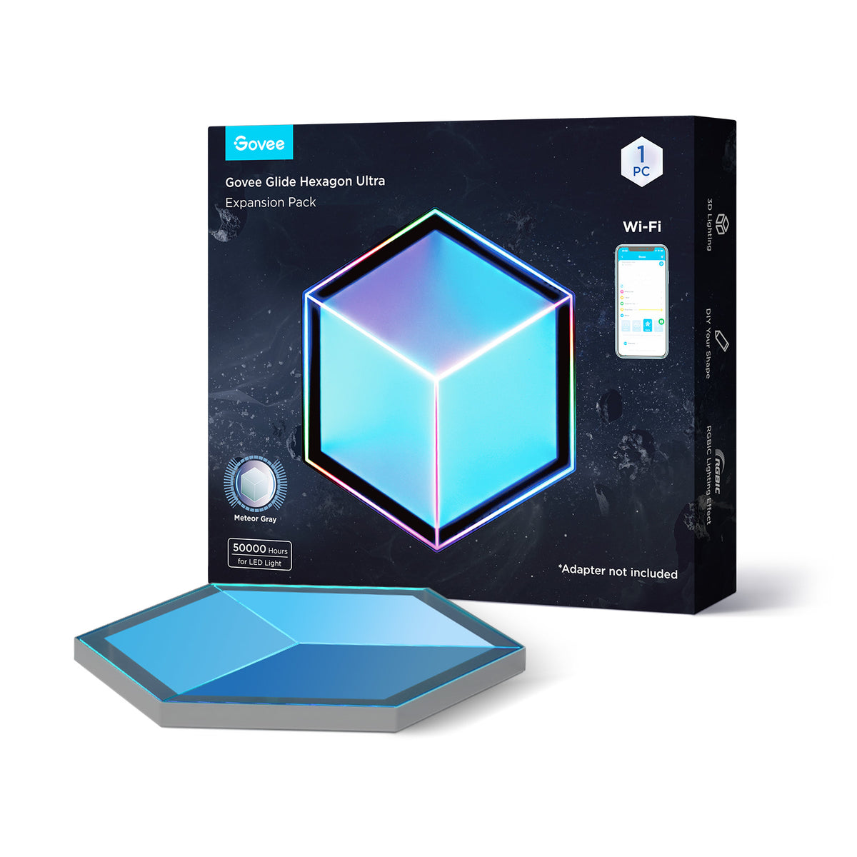 GOVEE Glide Hexagon Light Panels Ultra Expansion 1 Pack