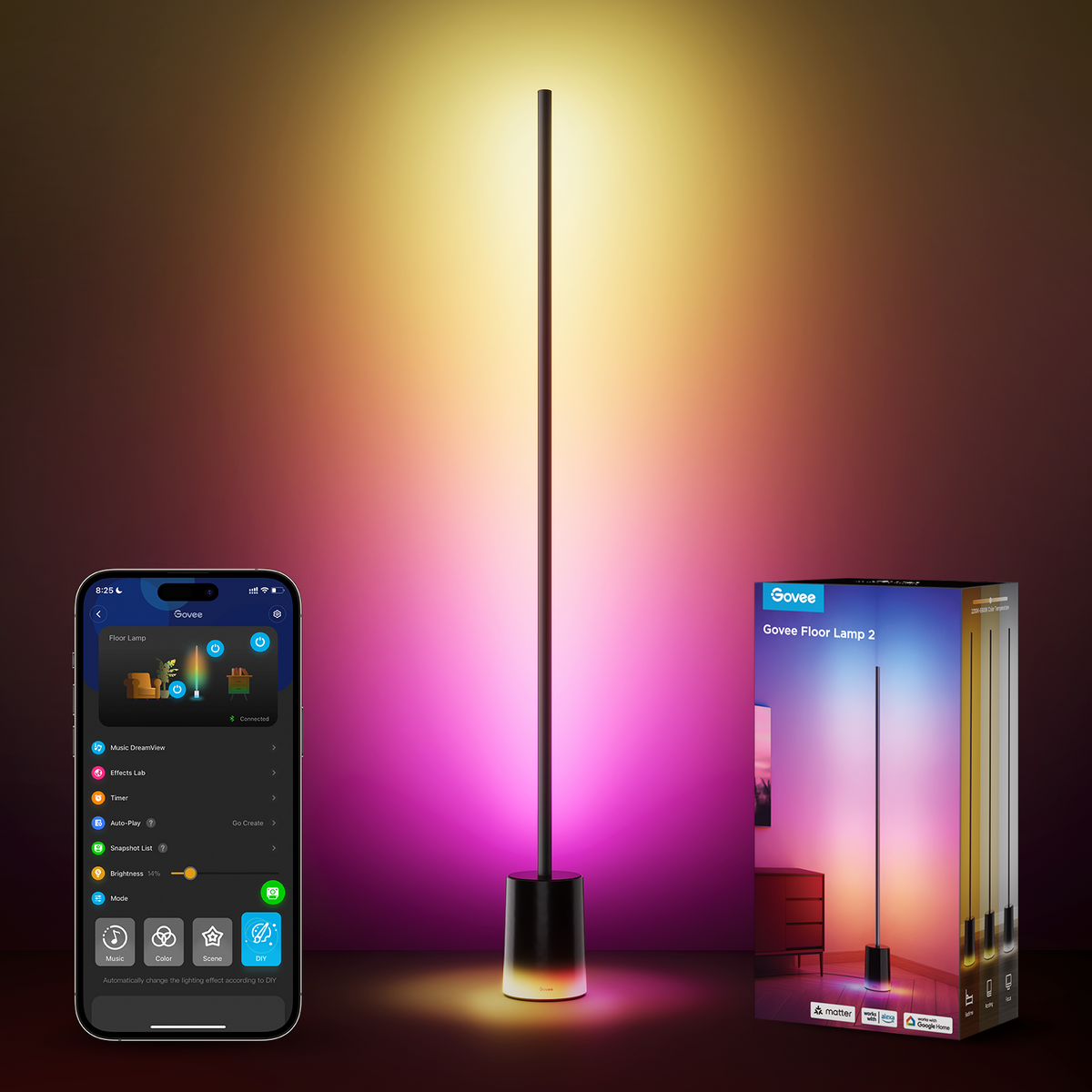 GOVEE RGBICWW Floor Lamp 2