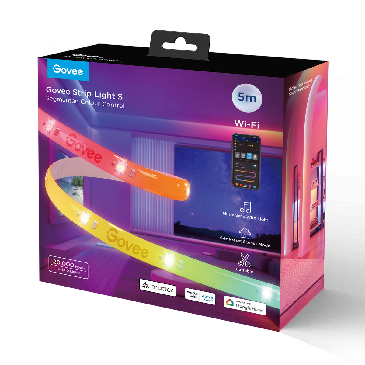 GOVEE RGBIC LED Strip Light S 5m