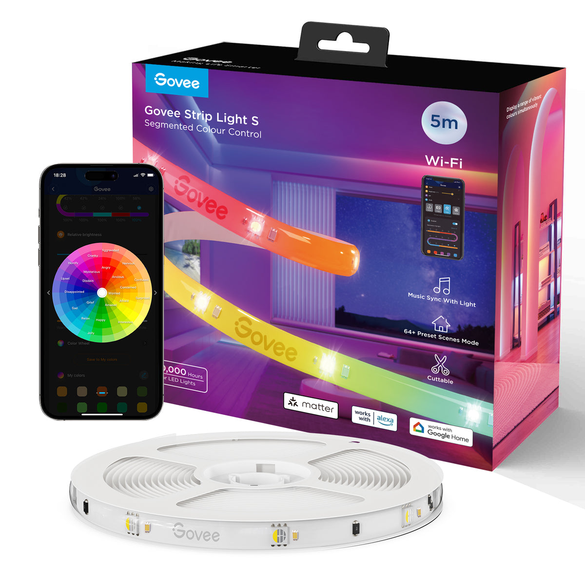 GOVEE RGBIC LED Strip Light S 5m