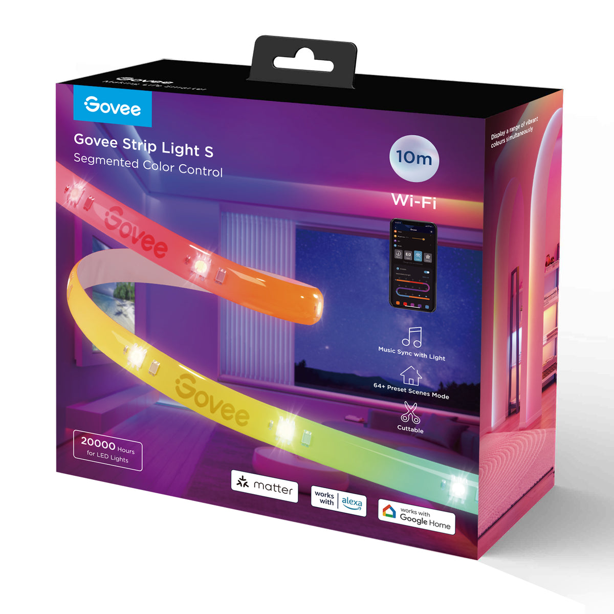GOVEE RGBIC LED Strip Light S 10m