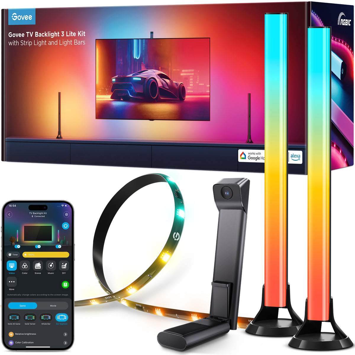 GOVEE Envisual TV Backlight 3 Lite Kit 55-65