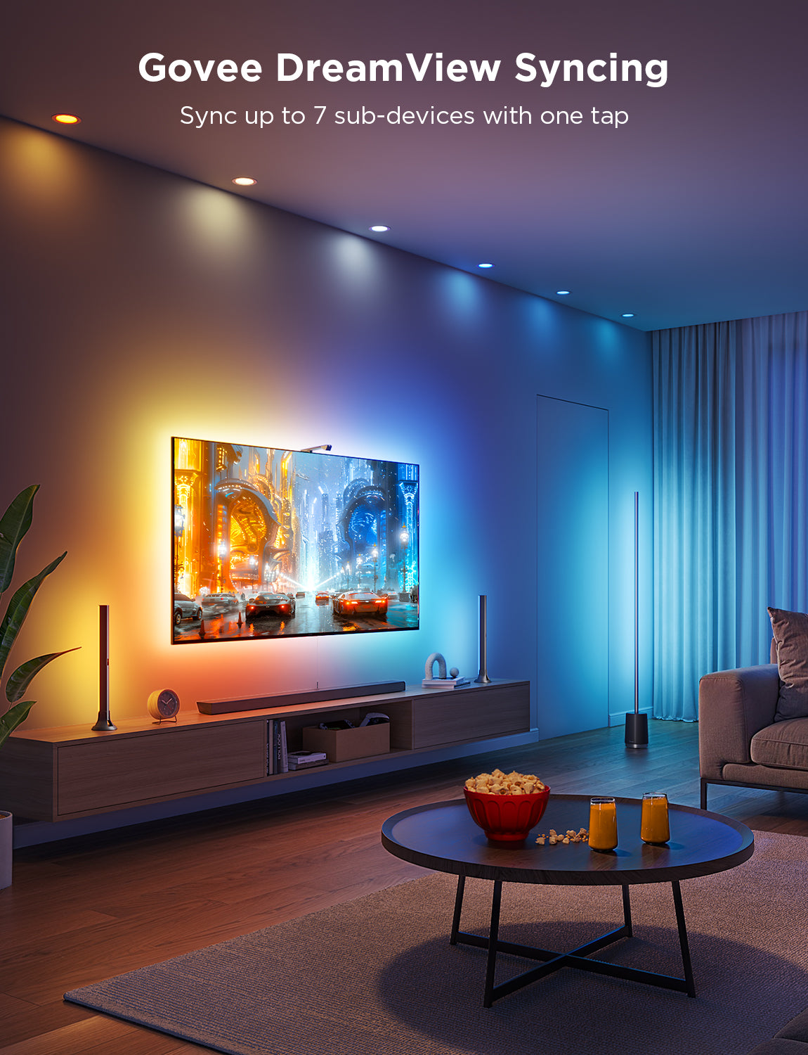 GOVEE Envisual TV Backlight 3 Lite Kit 55-65