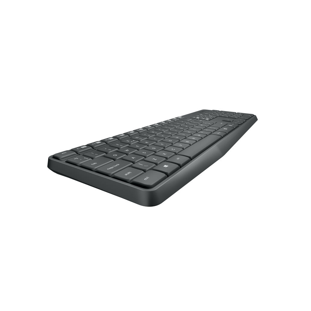 Tipkovnica in miš Logitech brezžična desktop MK235 SLO črna (920-008031)