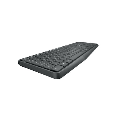 Tipkovnica in miš Logitech brezžična desktop MK235 SLO črna (920-008031)