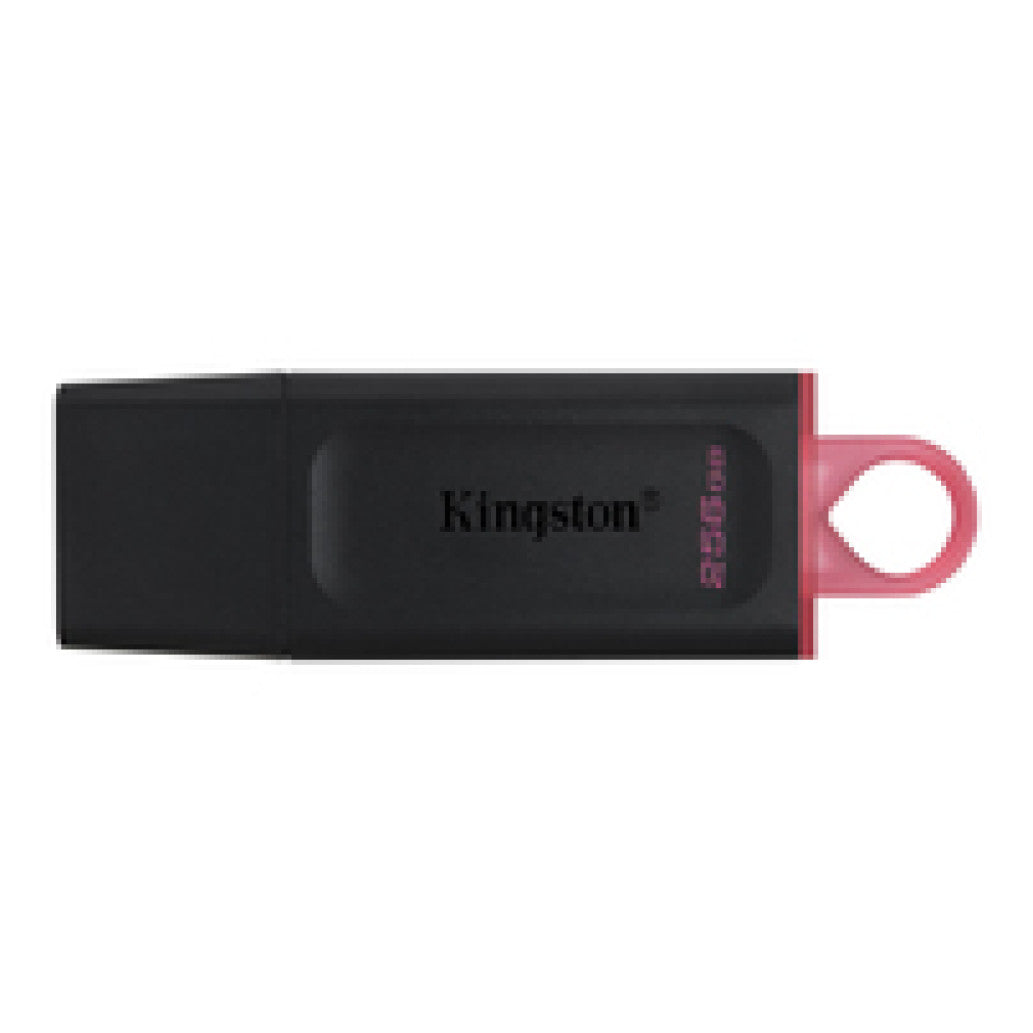 Spominski ključek 256GB USB 3.2 Kingston DataTraveler Exodia 100MB/s plastičen s pokrovčkom črno-roza (DTX/256GB)