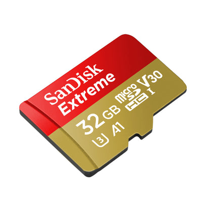 Spominska kartica microSDXC 32GB Sandisk Extreme 100MB/s/60MB/s U3 V30 UHS-I A1 +adapter (SDSQXAF-032G-GN6AA)