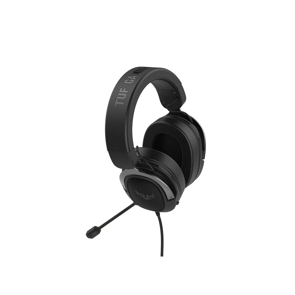Slušalke gaming Asus TUF H3 črne žične naglavne 2x 3,5mm stereo (90YH028G-B1UA00)