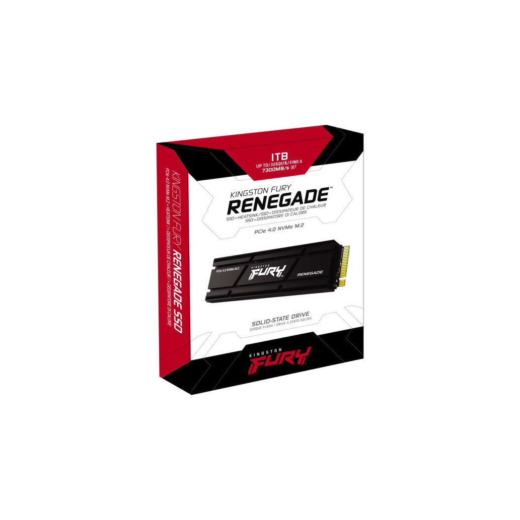 Disk SSD M.2 NVMe PCIe 4.0 1TB Kingston Fury Renegade 2280 7300/6000MB/s (SFYRSK/1000G)