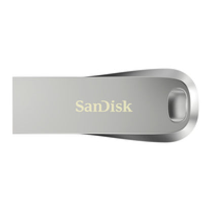 Spominski ključek 32GB USB 3.1 Sandisk Ultra Luxe 150MB/s - kovinski/brez pokrovčka/srebrn (SDCZ74-032G-G46)