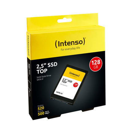 Disk SSD 6,4cm (2,5") SATA3 128GB Intenso TOP 2,5" 520/300MB/s (3812430)