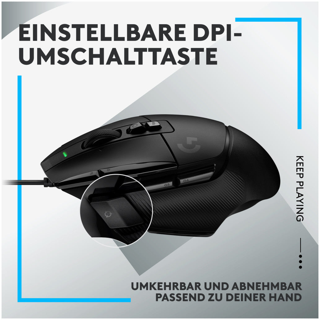 Gaming miška Žična Logitech G502 X , črna (910-006138)