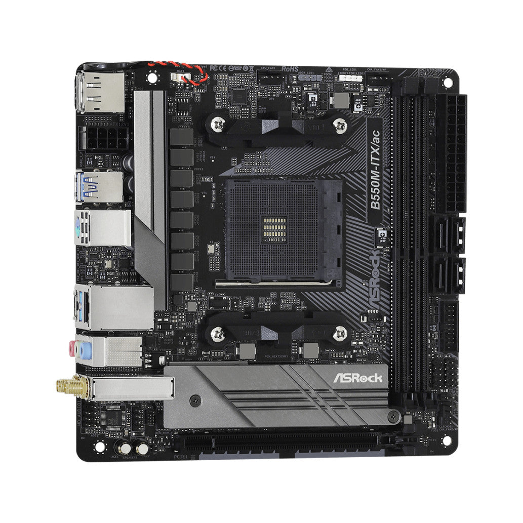 Osnovna plošča AM4 Asrock B550M-ITX/ac
