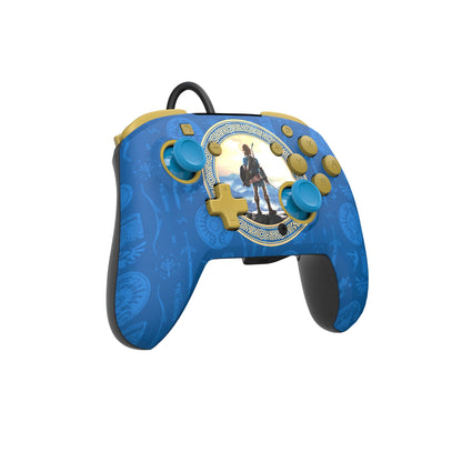PDP SWITCH 2 & 1 ŽIČNI KONTROLER REMATCH - HYRULE BLUE
