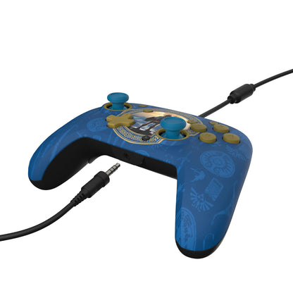 PDP SWITCH 2 & 1 ŽIČNI KONTROLER REMATCH - HYRULE BLUE