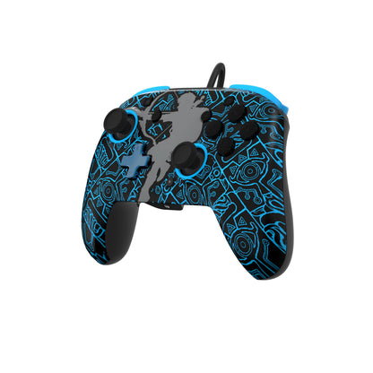 PDP SWITCH 2 & 1 ŽIČNI KONTROLER REMATCH – LINK GLOW IN THE DARK