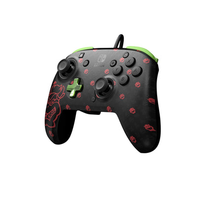 PDP SWITCH 2 & 1 ŽIČNI KONTROLER REMATCH - BOWSER GLOW IN THE DARK