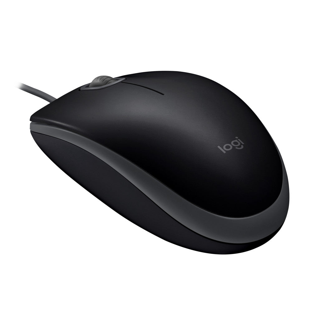 Miš  Logitech USB B110 Optična Silent OEM črna - For Business (910-005508)