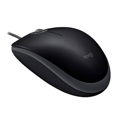 Miš  Logitech USB B110 Optična Silent OEM črna - For Business (910-005508)