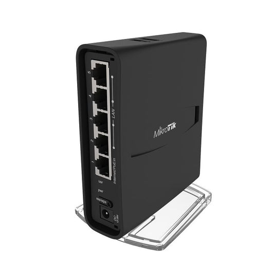 Usmerjevalnik brezžični Mikrotik hAP ac WiFi5 802.11ac AC1200 867Mbit/s pasivni PoE 4xLAN 1x notranja antena (RBD52G-5HacD2HnD-TC)