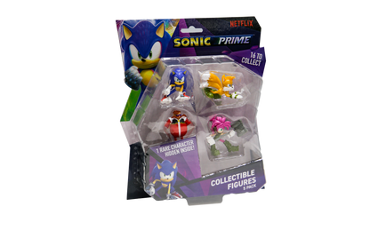 P.M.I. SONIC PRIME- 5 PACK - 1 REDEK SKRITI LIK 6,5 CM, RAZNOLIK (S1)
