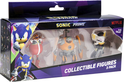 P.M.I. SONIC PRIME- 3 PACK STAMPER FIGURE