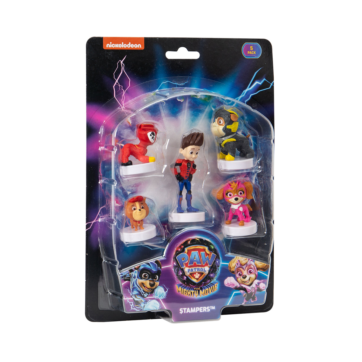 P.M.I. PAW PATROL: THE MIGHTY MOVIE - ŠTAMPILJKE PAKET 5 RAZLIČNIH (S2)