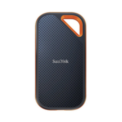 Prenosni disk SSD 2TB USB-C Sandisk Extreme PRO 2000/2000MB/s  - črna-oranžna (SDSSDE81-2T00-G25)