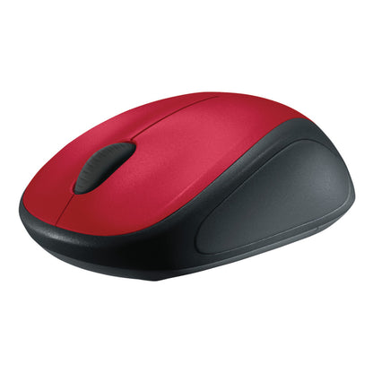 Miš  Logitech NoteBook Brezžična M235 optična nano rdeča (910-002496)