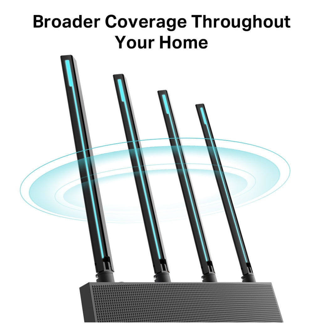 Usmerjevalnik brezžični TP-Link Archer WiFi5 802.11ac AC1900 1300Mbit/s dualband MU-MIMO 4xLAN 4x antena (Archer C80)