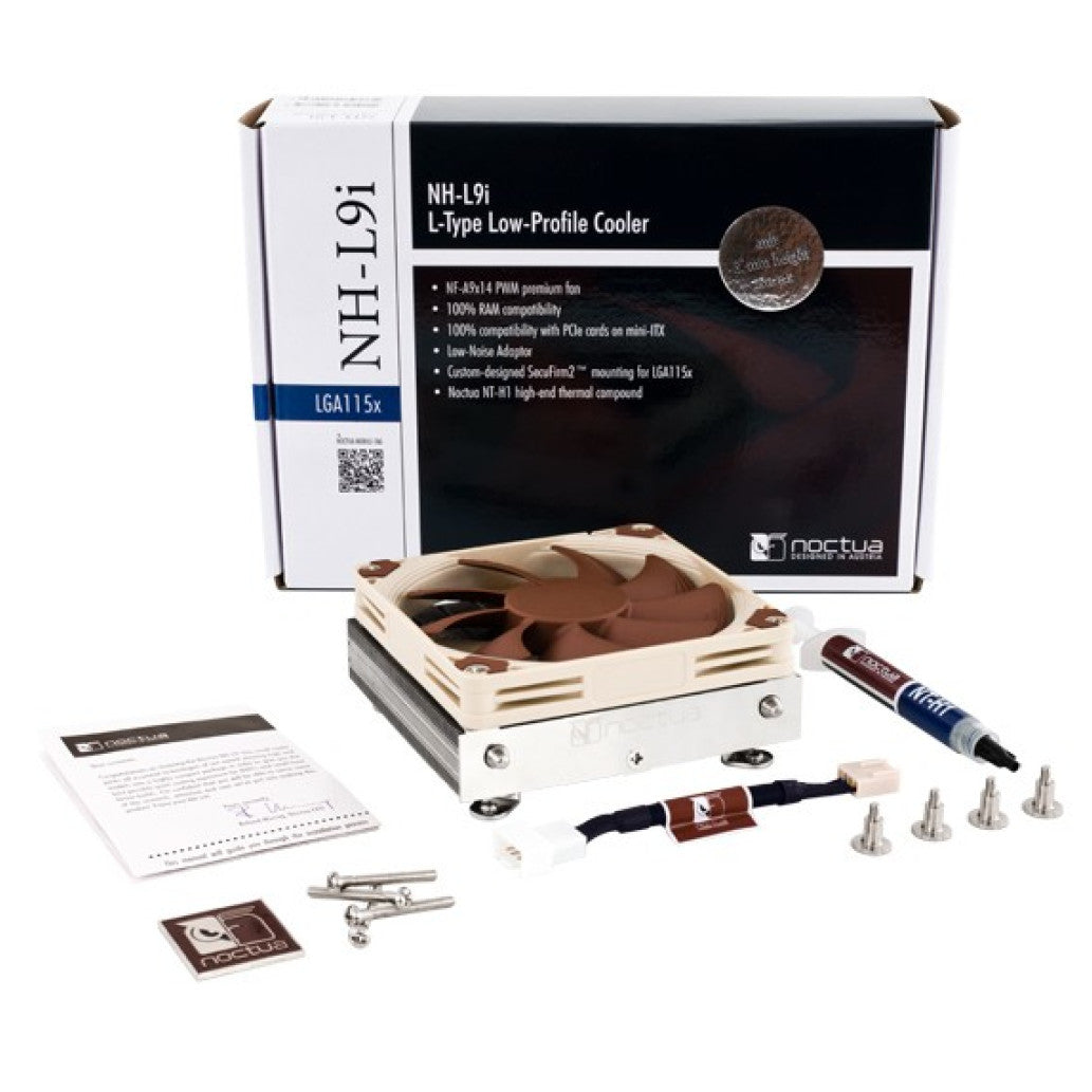Zračni hladilnik Noctua NH-L9i - 23,6 dB 37mm rjava (NH-L9I)