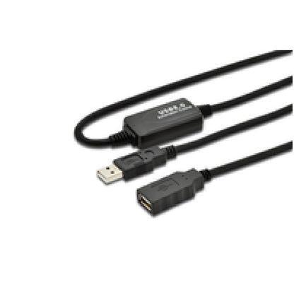 Kabel USB ojačevalnik s kablom 10,00m - aktivni Digitus DA-73100-1