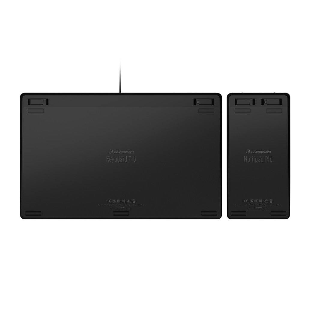 Tipkovnica Žična 3Dconnexion Keyboard Pro US international | SLO gravura črna + NumPad (3DX-700092)