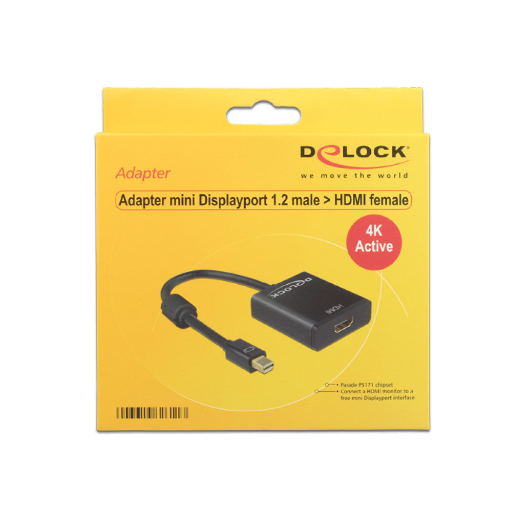 Adapter DisplayPort mini (m) => HDMI (ž) 4K Delock