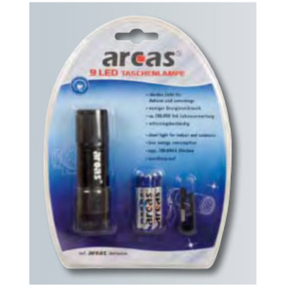 Svetilka LED Arcas  9 LED ročna