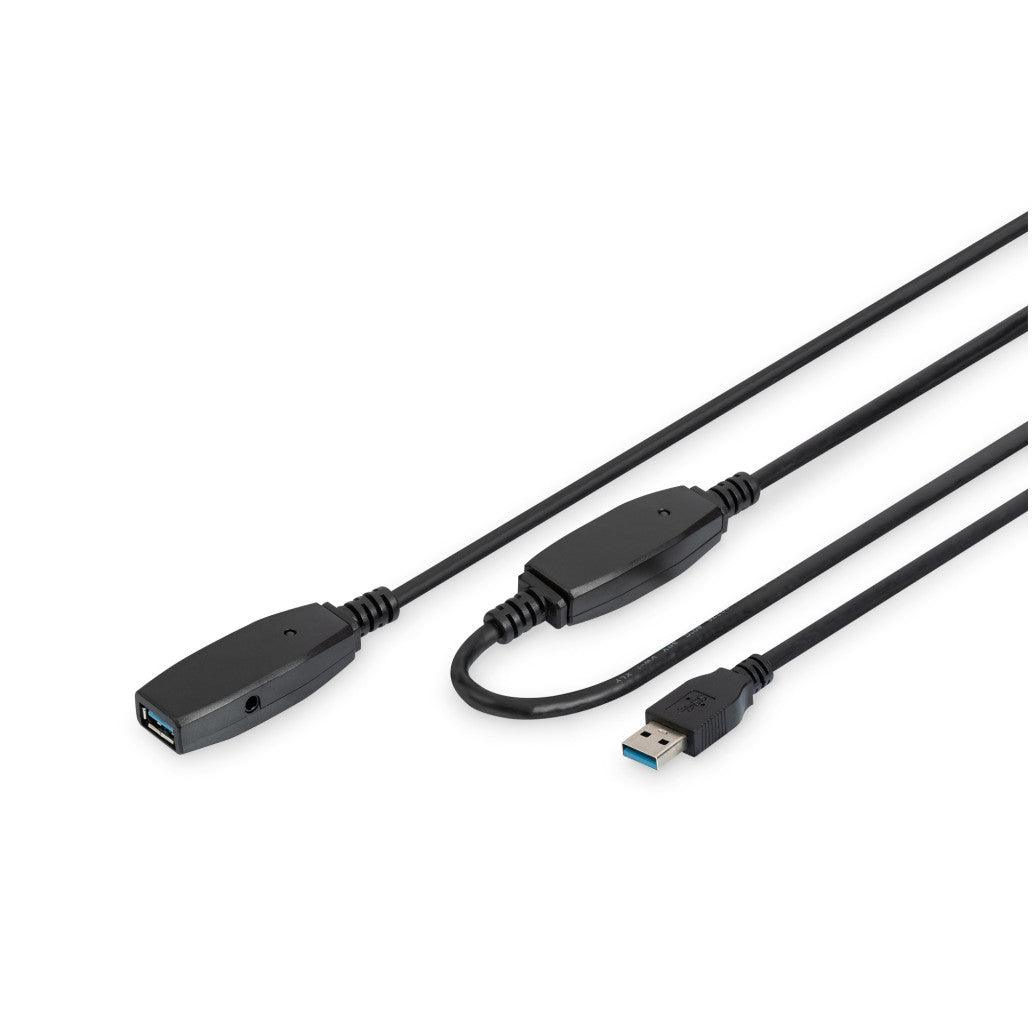 Kabel USB 3.0 ojačevalnik s kablom 10,00m - aktivni Digitus DA-73105