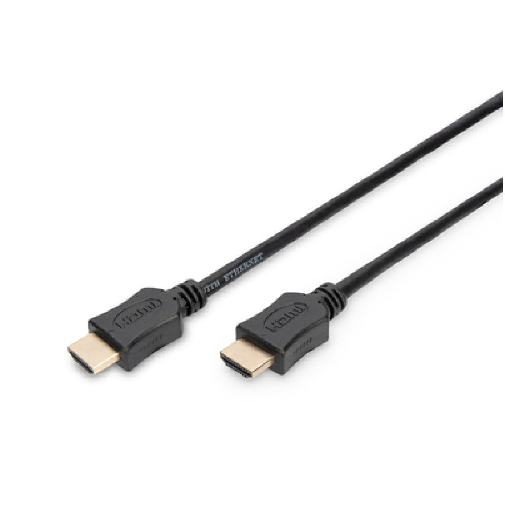 Kabel HDMI(m)=>HDMI(m) 2.00m 4K/60Hz z ethernet povezavo črn Digitus (AK-330107-020-S)