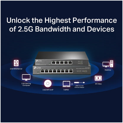 STIKALO 5-PORT TP-Link 2,5Gbp/s (TL-SG105-M2)