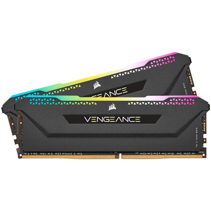 DDR4 32GB 3600MHz CL18 KIT (2x16GB) Corsair RGB Vengeance XMP2.0 1,35V Gaming črna (CMH32GX4M2Z3600C18)