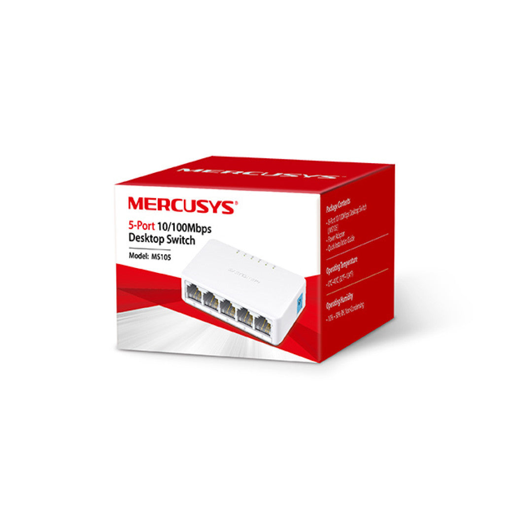 STIKALO 5-PORT MERCUSYS 10/100 (MS105)