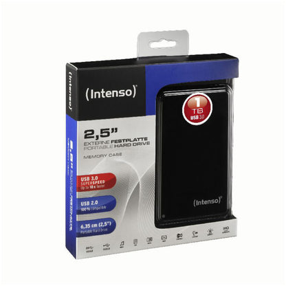 Prenosni disk 6,4cm (2,5") 1TB USB 3.0 Intenso Memory case 85MB/s  - črna (6021560)