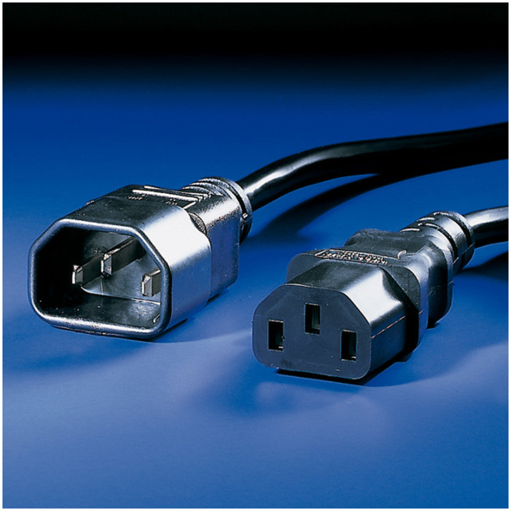 KABEL NAPAJALNI 220V podaljšek 3,00m C13 - C14 Value (19.99.1530-50)